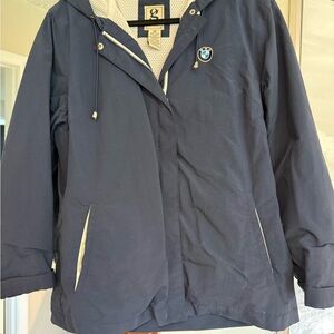 BMW Navy and White Sports Jacket